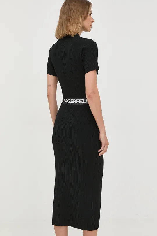 Karl Lagerfeld sukienka 225W1350 83 % Wiskoza z recyklingu, 17 % Poliester