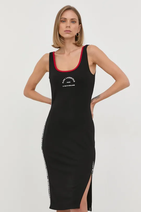 Karl Lagerfeld sukienka 225W1357 czarny