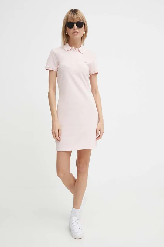 ροζ Φόρεμα Lacoste EF5473-ADY Γυναικεία