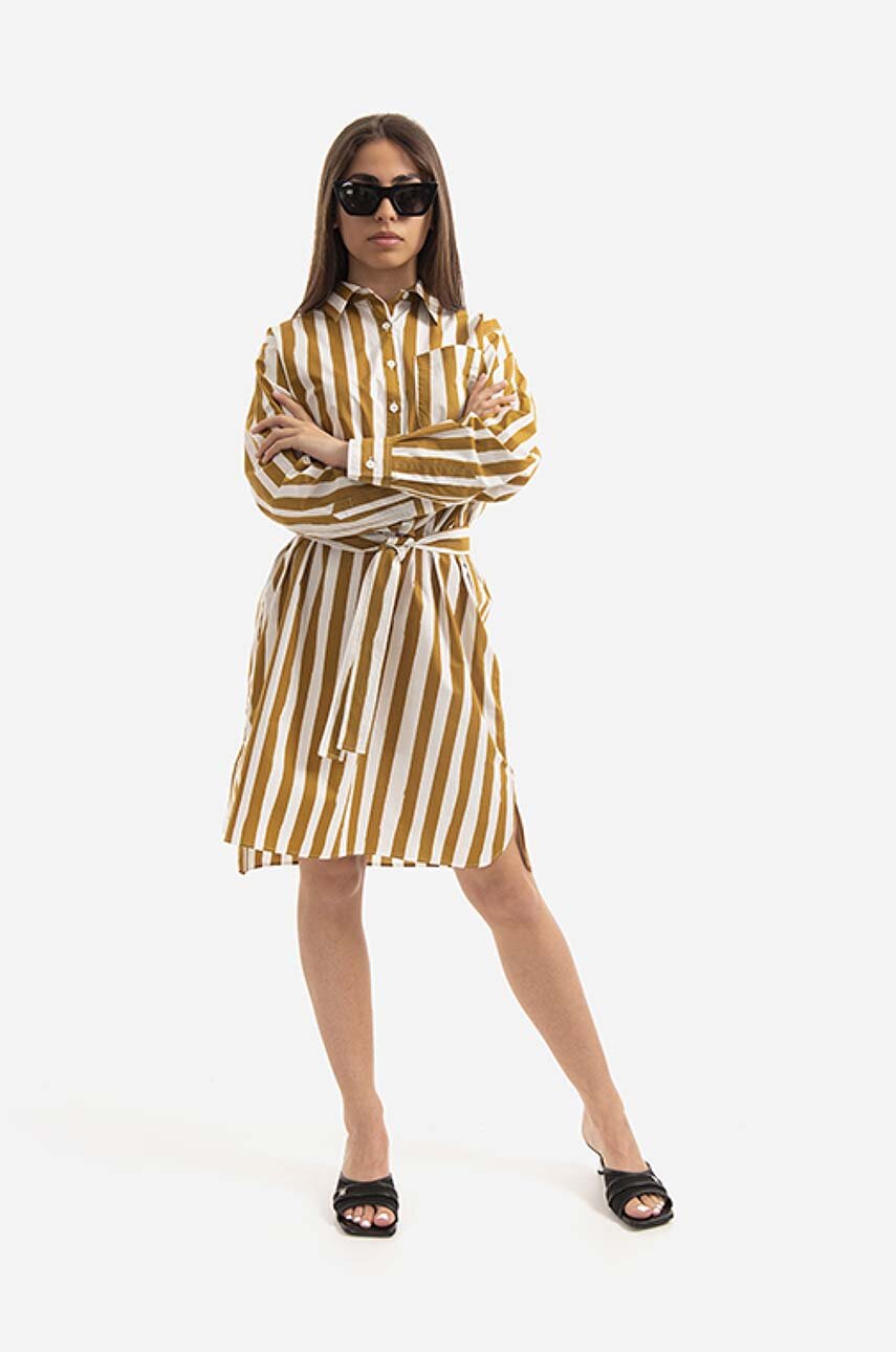 yellow A.P.C. cotton dress Robe Plaja Women’s