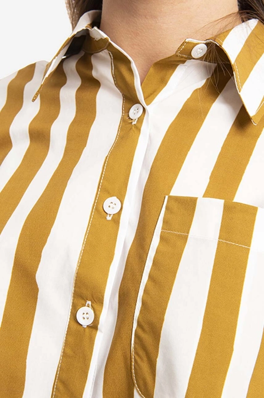 yellow A.P.C. cotton dress Robe Plaja