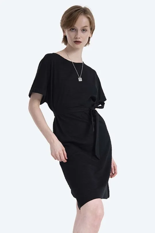 černá Bavlněné šaty A.P.C. Robe Elia Dámský