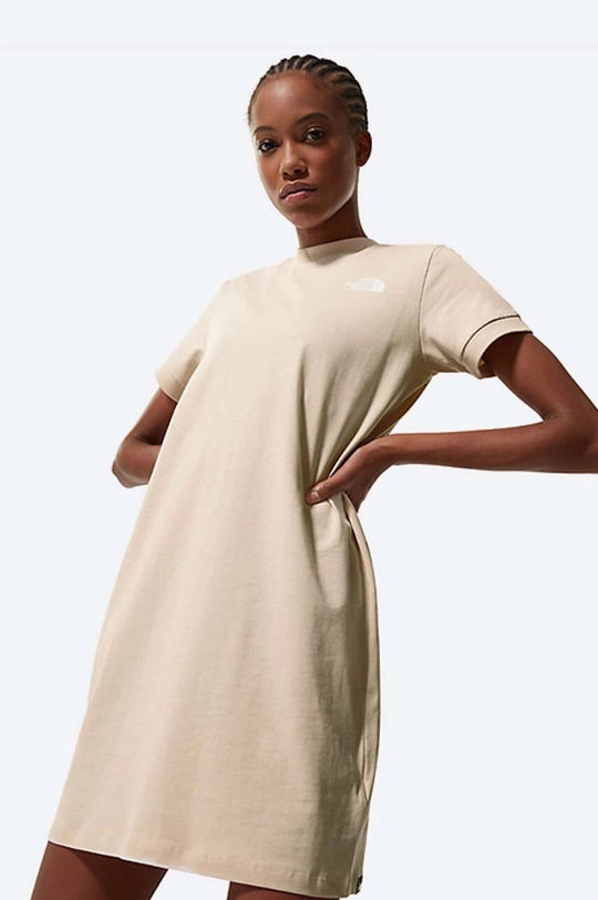 бежевий Бавовняна сукня The North Face Tee Dress Жіночий