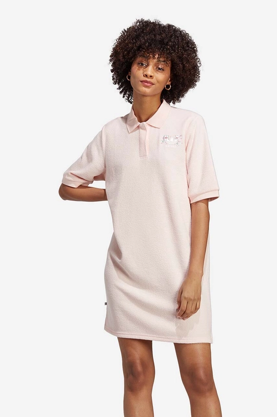 roz adidas rochie Polo De femei