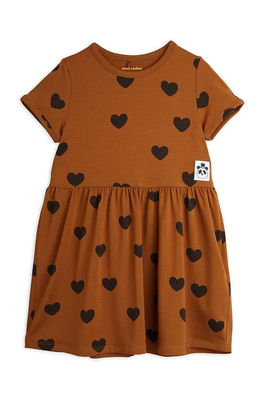 коричневий Дитяча сукня Mini Rodini Для дівчаток