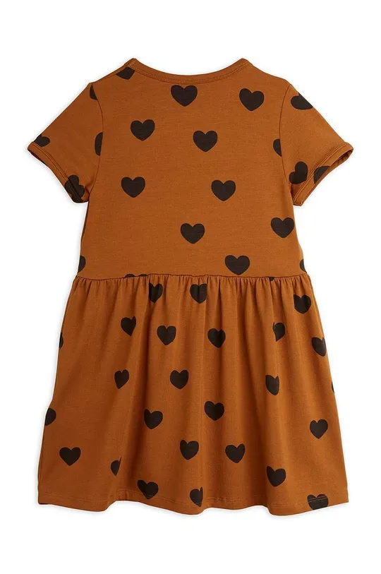 Детское платье Mini Rodini коричневый
