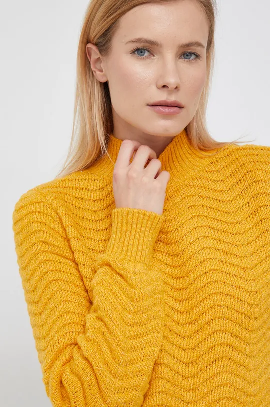 κίτρινο Αναστρέψιμο πουλόβερ με μείγμα μαλλί Y.A.S Γυναικεία