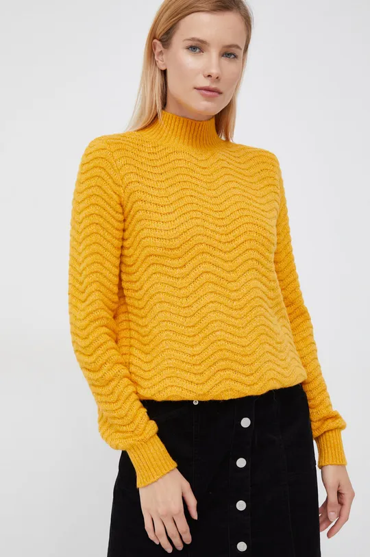 κίτρινο Αναστρέψιμο πουλόβερ με μείγμα μαλλί Y.A.S