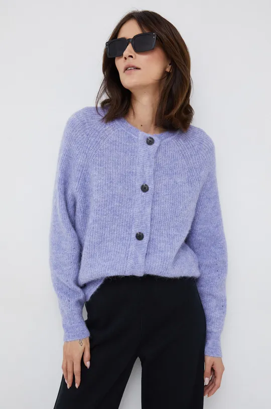 lila Selected Femme gyapjú pulóver Női