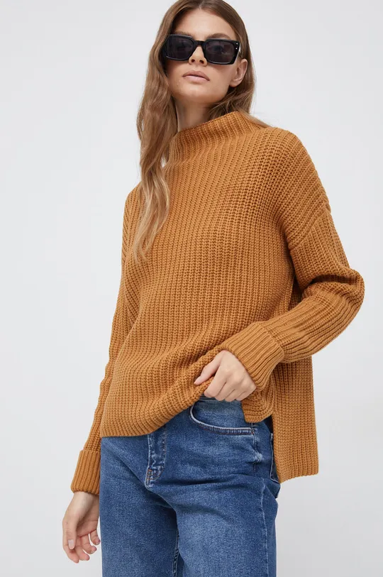 brązowy Selected Femme sweter