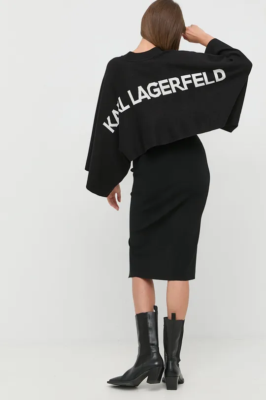 fekete Karl Lagerfeld pulóver