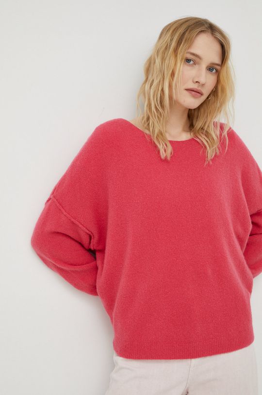 roz ascutit American Vintage pulover din amestec de lana