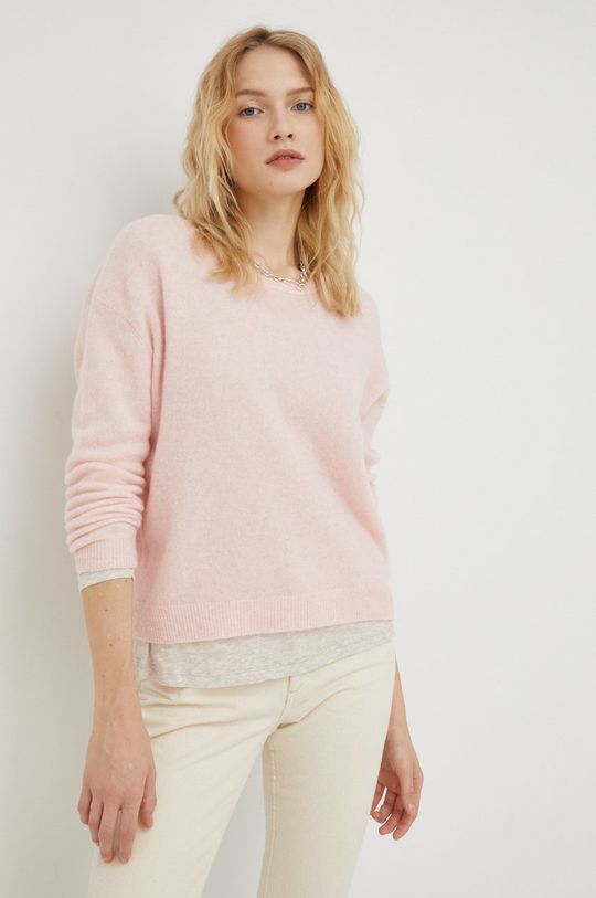 roz American Vintage pulover de lana De femei