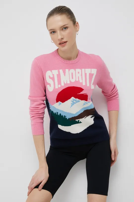 roza Vuneni pulover MC2 Saint Barth