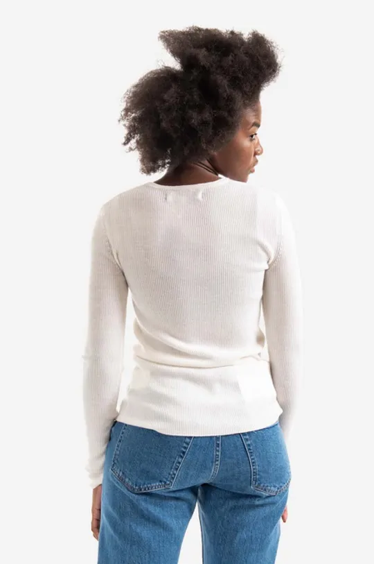 Вълнен пуловер Norse Projects Siri Merino 100% мериносова вълна