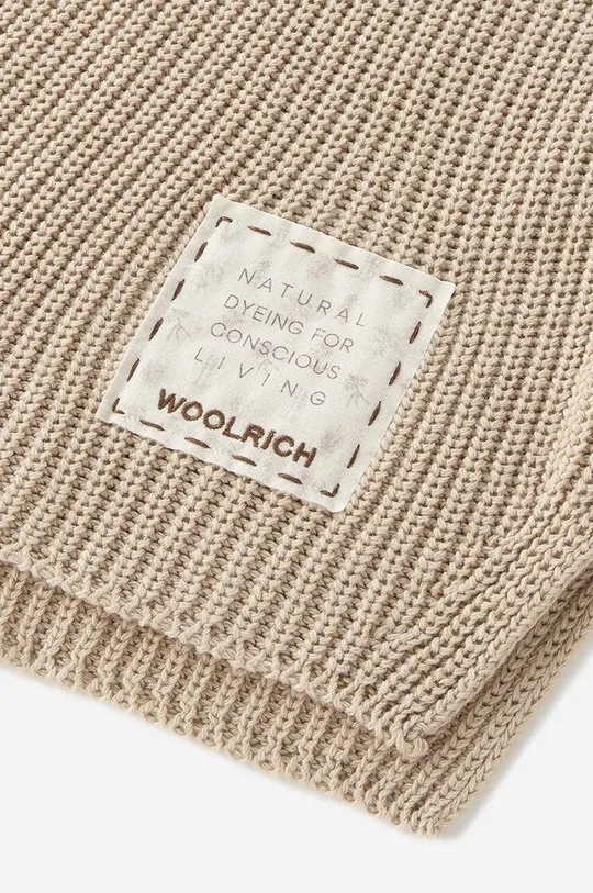 Woolrich sweter bawełniany Natural Dyeing
