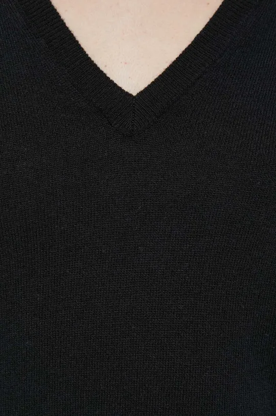 črna Volnen pulover United Colors of Benetton