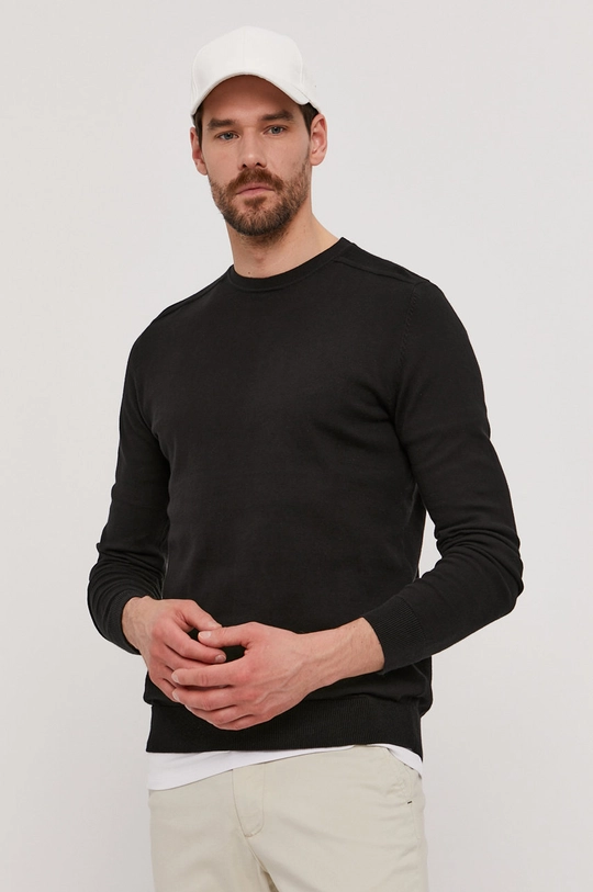 czarny Selected Homme - Sweter