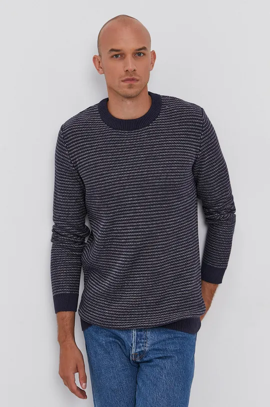 granatowy Selected Homme Sweter