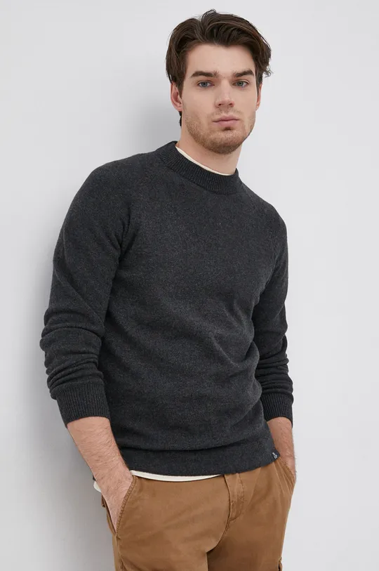 sivá Vlnený sveter Marc O'Polo Pánsky