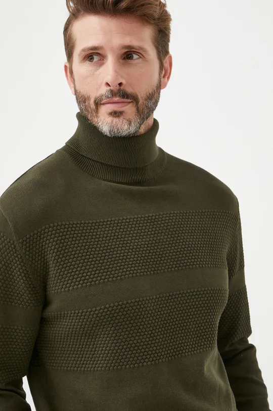 πράσινο Βαμβακερό πουλόβερ Selected Homme Ανδρικά