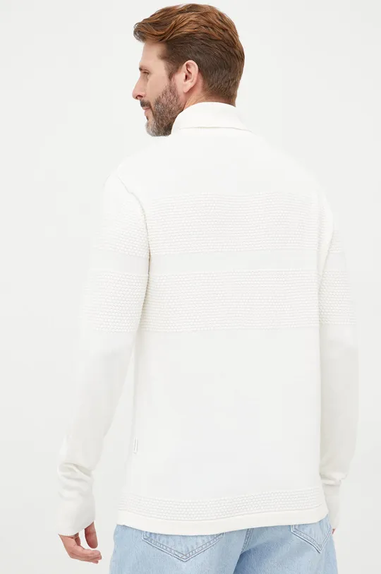 biały Selected Homme sweter bawełniany