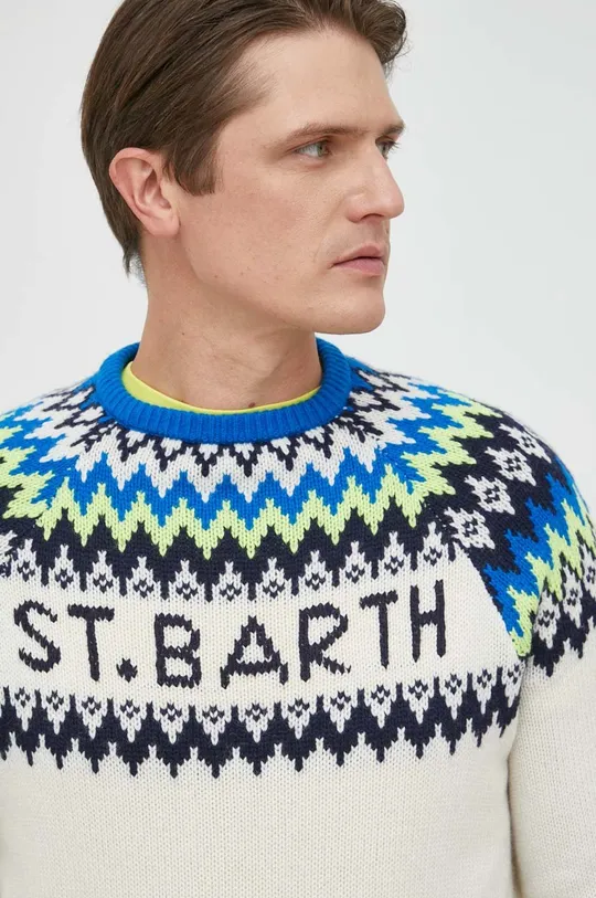 MC2 Saint Barth sweter z domieszką wełny Męski