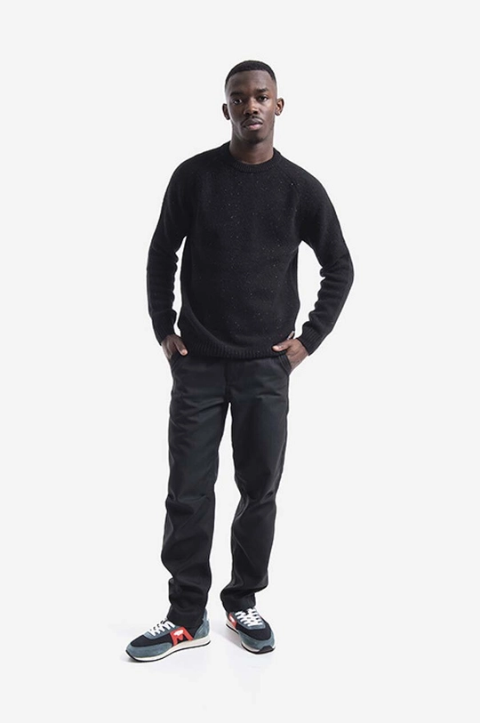 Carhartt WIP wool jumper Anglistic black