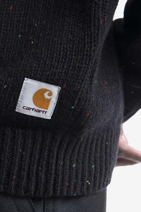 czarny Carhartt WIP sweter wełniany Anglistic