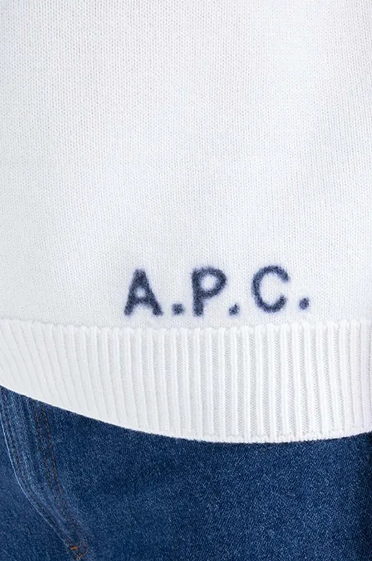 белый Шерстяной свитер A.P.C. Pull Edward