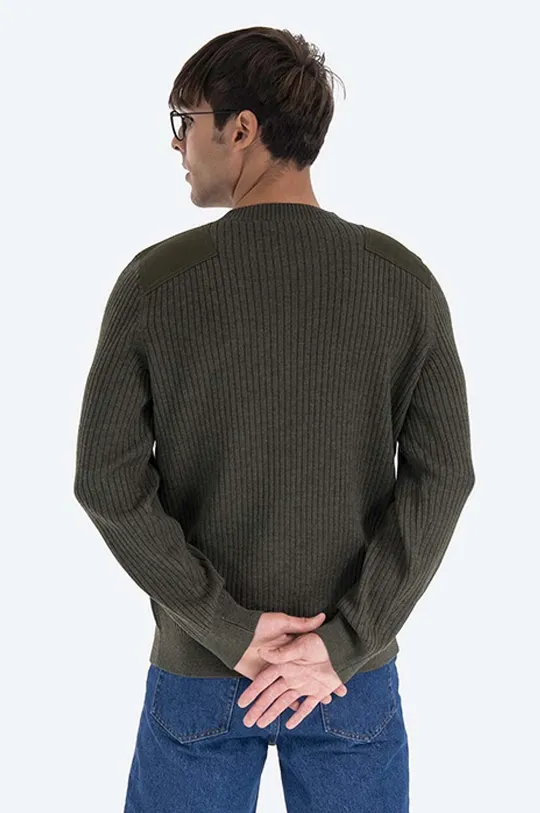 Вълнен пуловер A.P.C. 100% вълна