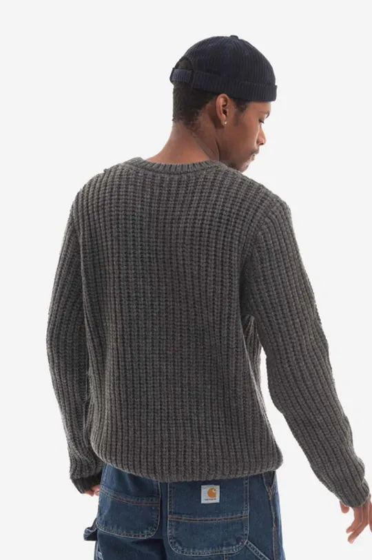 Вълнен пуловер A.P.C. Pull Heini WOAOD-H23132 ANTHRACITE 90% вълна, 10% полиамид