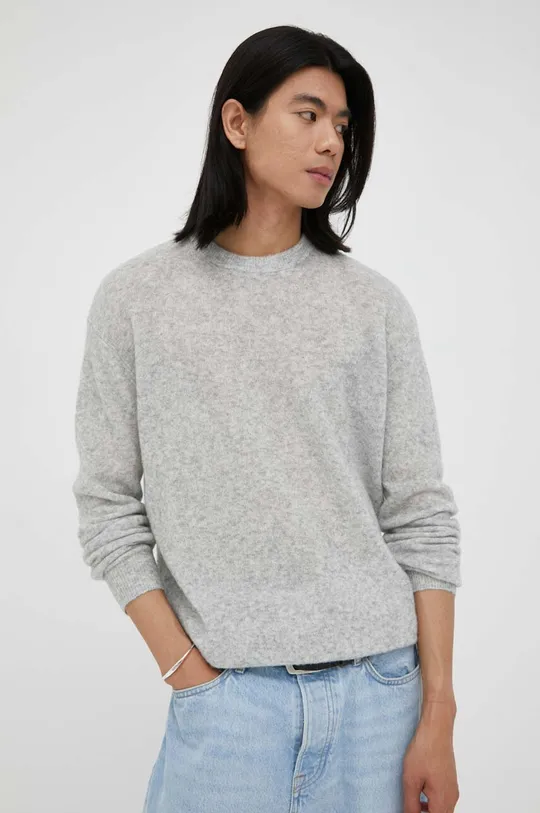 сірий Вовняний светр American Vintage Чоловічий