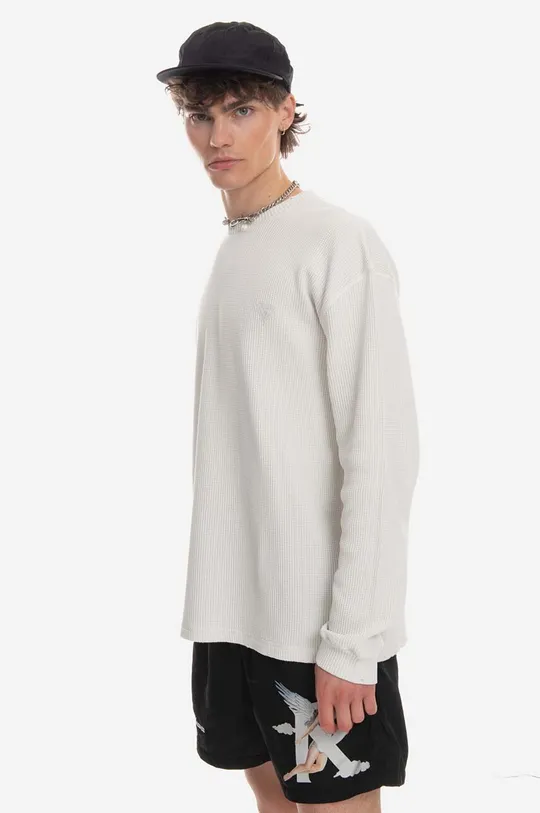 biały Guess U.S.A. sweter bawełniany