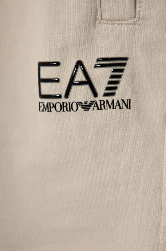 Детские хлопковые шорты EA7 Emporio Armani 