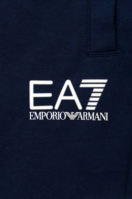 Detské bavlnené šortky EA7 Emporio Armani 