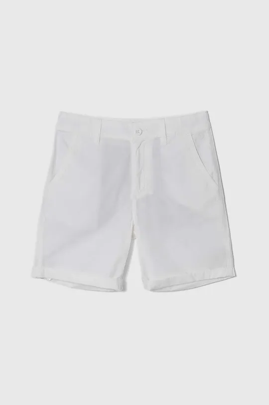 bijela Dječje pamučne kratke hlače United Colors of Benetton Za dječake