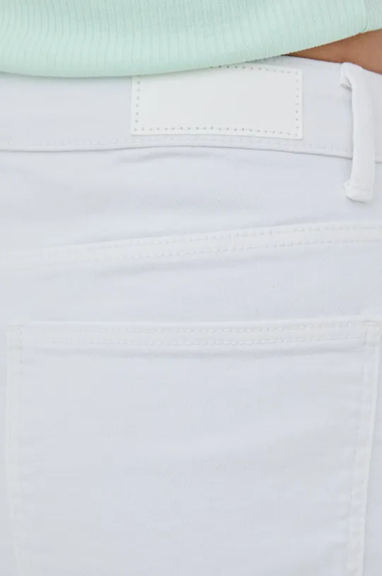 biały Vila szorty jeansowe