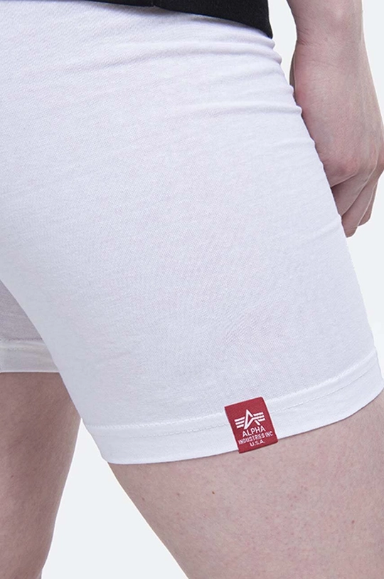 white Alpha Industries shorts Basic