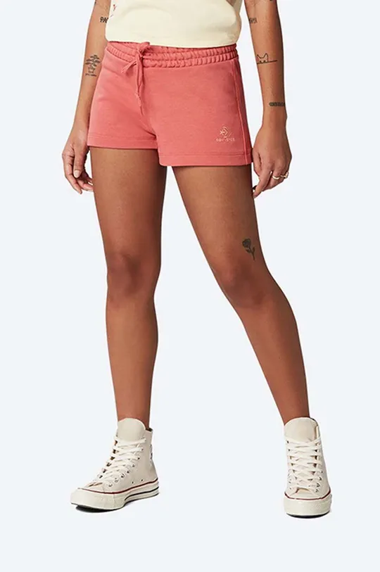 růžová Kraťasy Converse EmbroidSC Short FT Dámský