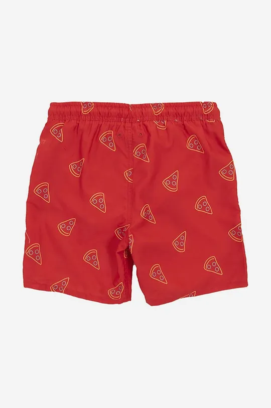 Happy Socks gyerek rövidnadrág Pizza Slice piros
