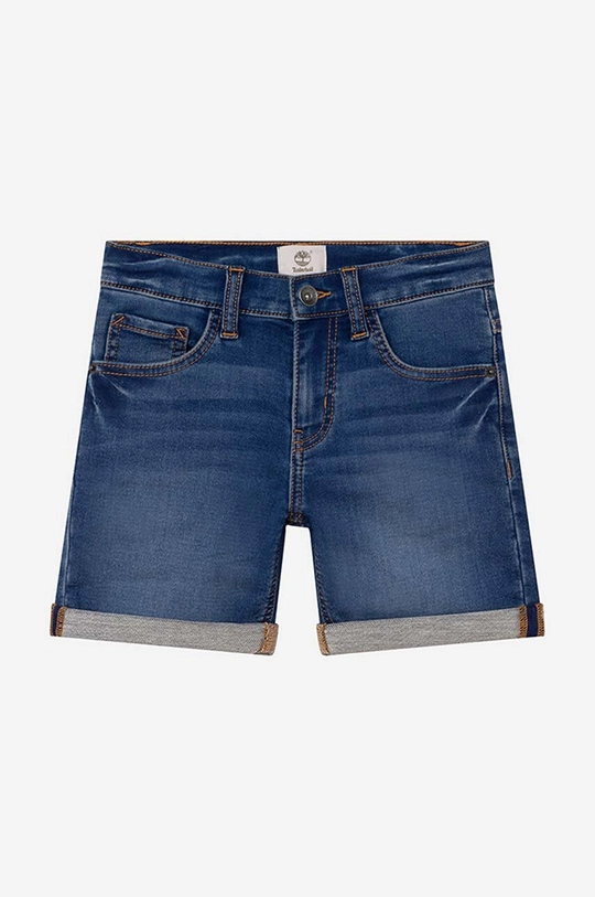 modrá Detské rifľové krátke nohavice Timberland Bermuda Shorts Detský