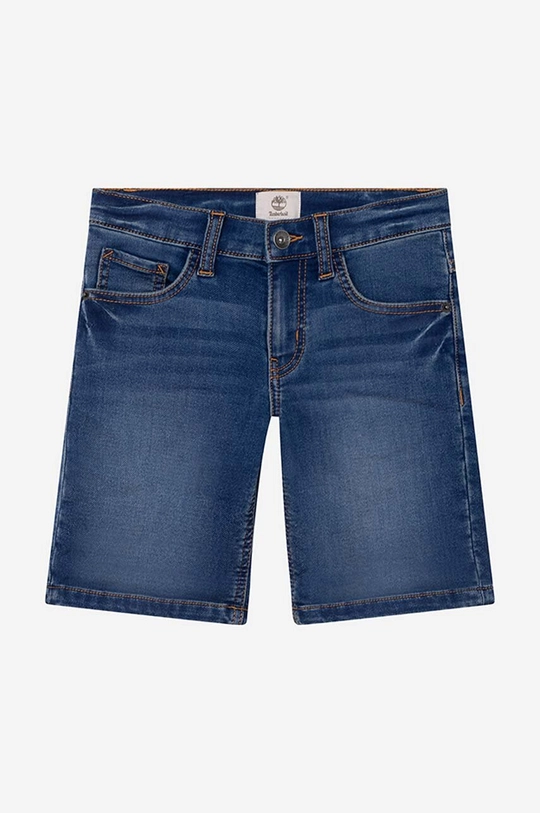 Otroške kratke hlače iz jeansa Timberland Bermuda Shorts modra