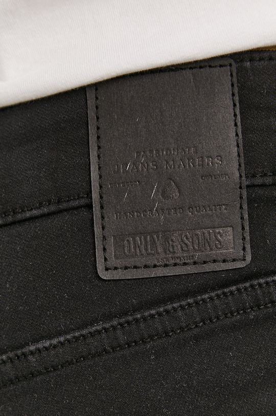 černá Džínové šortky Only & Sons