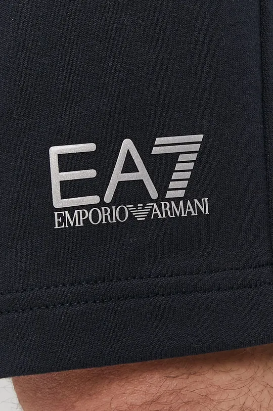 Βαμβακερό σορτσάκι EA7 Emporio Armani Ανδρικά