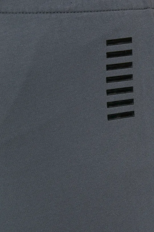sivá Bavlnené šortky EA7 Emporio Armani