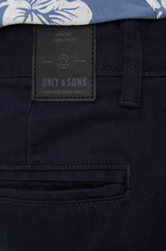 mornarsko modra Bombažne kratke hlače Only & Sons