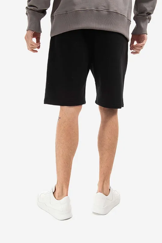 Памучен къс панталон A-COLD-WALL* Essential Logo Sweat Short ACWMB118 черен