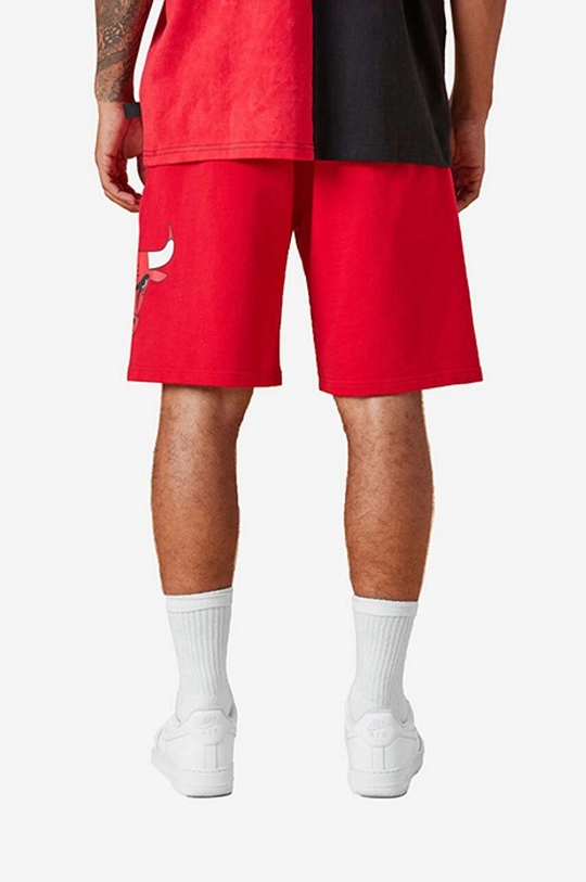 New Era cotton shorts Washed Logo Bulls red