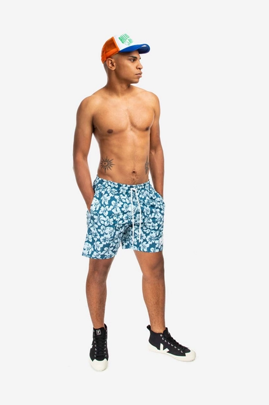 Billionaire Boys Club shorts Hibiscus Camo Swim Shorts blue